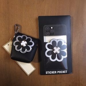 Air pods case and pocket wallet for cell phone